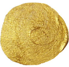 Gold Metallic Brushstroke	
